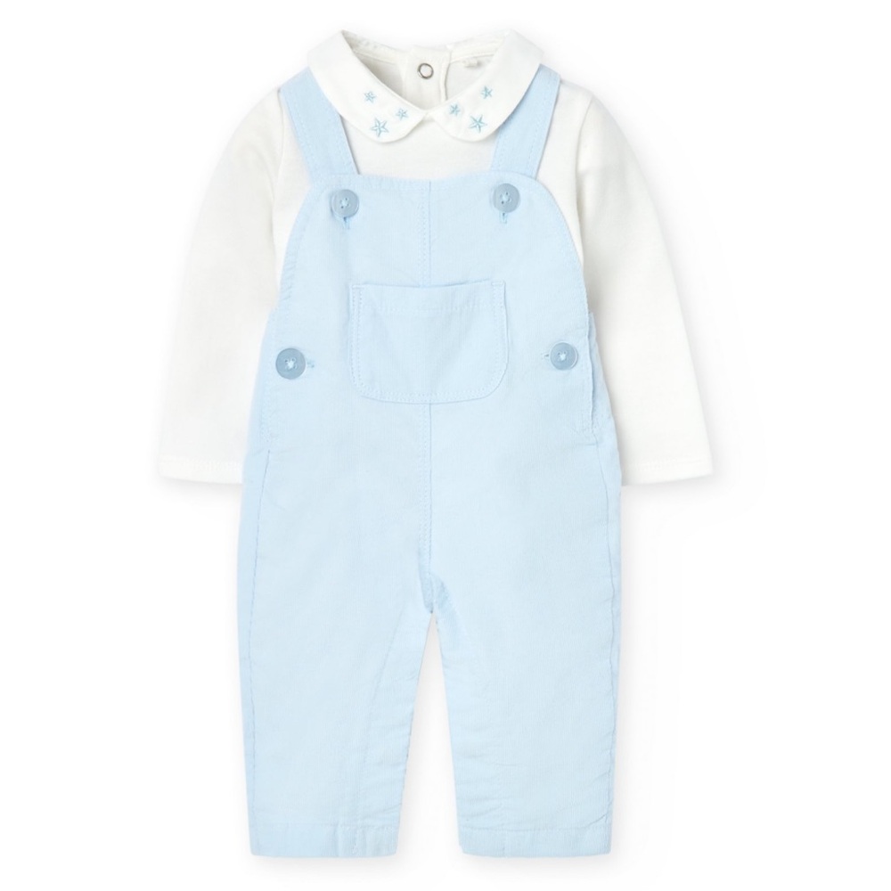 Boboli My Little Star Dungaree Set 18M
